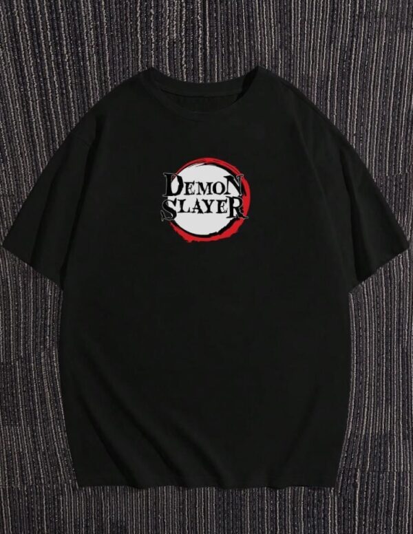 Demon Tanjiro Oversized T-Shirt for Men - Image 2