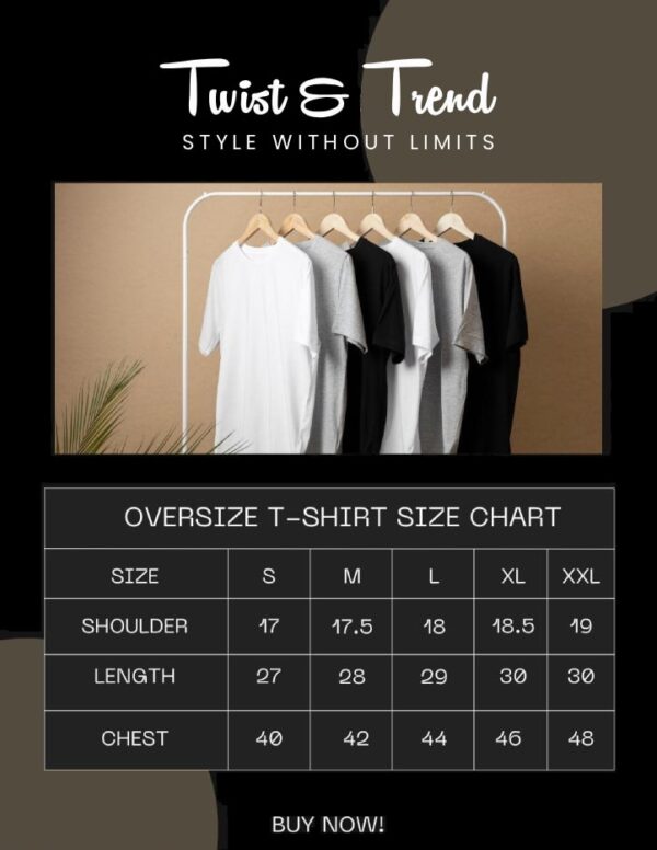 Money is my Dream Oversized T-Shirt for Men - Image 4